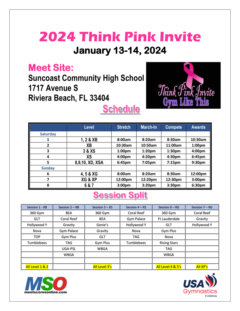 2024 Think Pink Schedule-1
